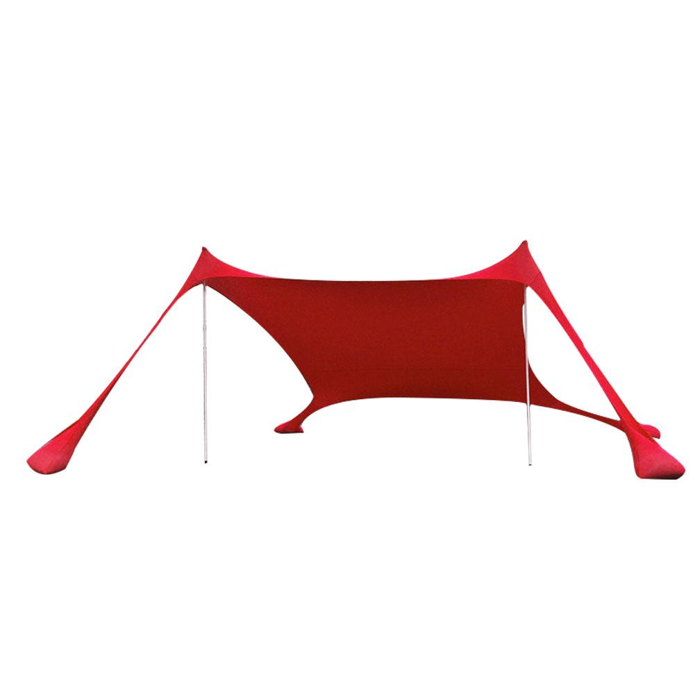Cheap Goat Tents Family Beach Sunshade Lightweight Sun Shade Tent With Sandbag Anchors 4 Free Pegs UPF50+ UV Large Portable Canopy Drop shipping Tents 
